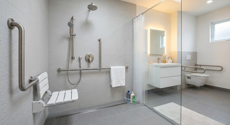 Handicap Shower Installation in Manchester, NH